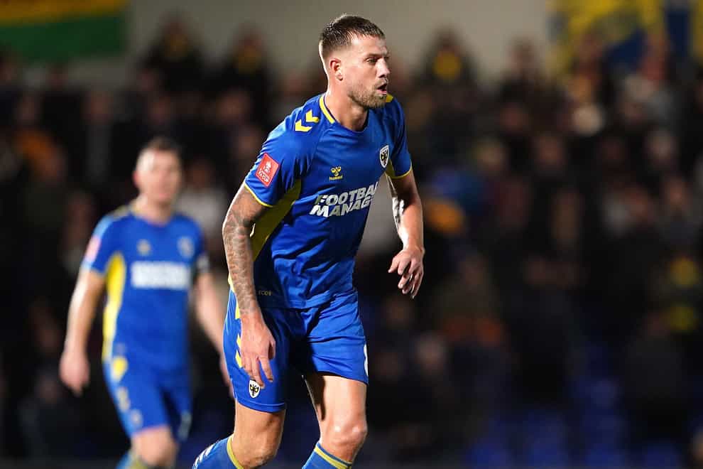Harry Pell handed AFC Wimbledon their first League Two victory of the year with a 1-0 win over Stockport (Zac Goodwin/PA)