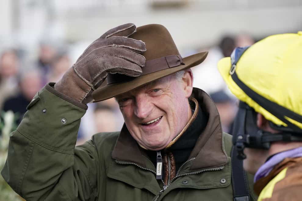 Trainer Willie Mullins during day two of the Dublin Racing Festival at Leopardstown Racecourse in Dublin, Ireland. Picture date: Sunday February 6, 2022.