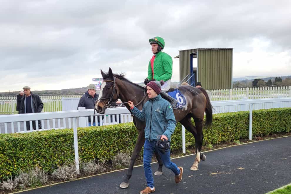Echoes In Rain following an impressive victory in the Limestone Lad Hurdle at Naas (Gary Carson/PA)