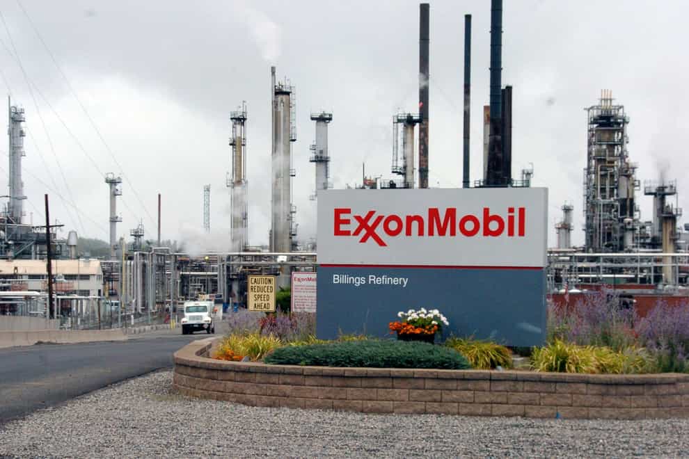 Exxon Mobil posted record annual profits in 2022 (Matthew Brown/AP/PA)