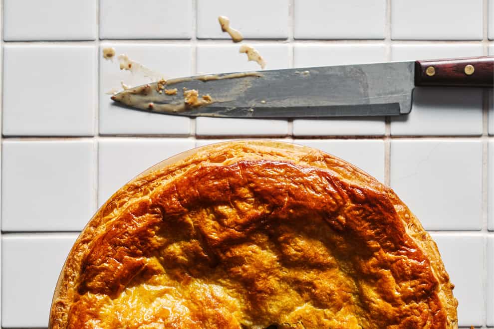 Chicken and mushroom humble pie from The Batch Lady: Cooking On A Budget (Haarala Hamilton/PA)