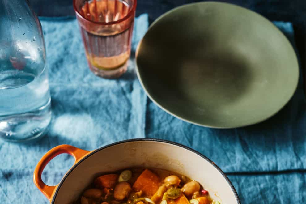 Sweet potato miso medley from The Batch Lady: Cooking On A Budget (Haarala Hamilton/PA)