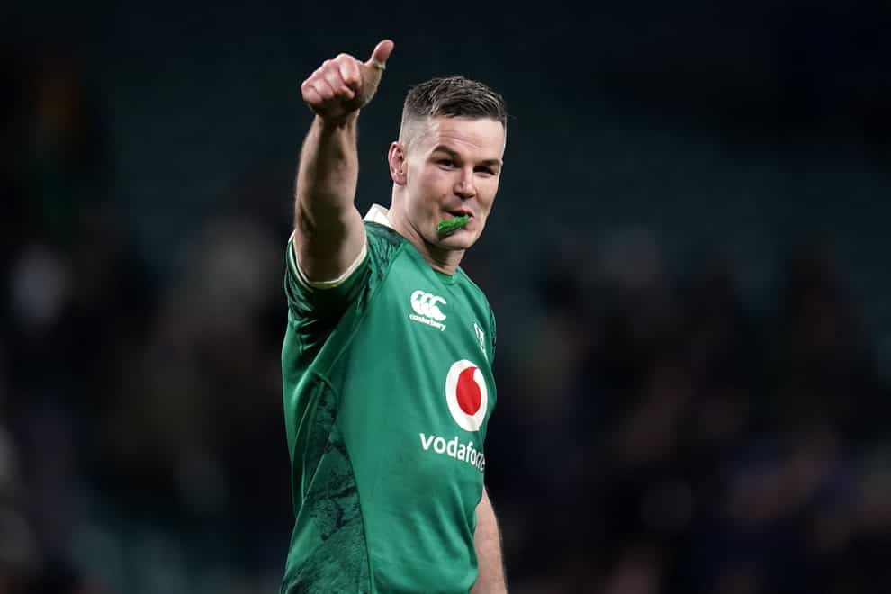 Johnny Sexton will lead Ireland’s bid for the Six Nations title (Andrew Matthews/PA)