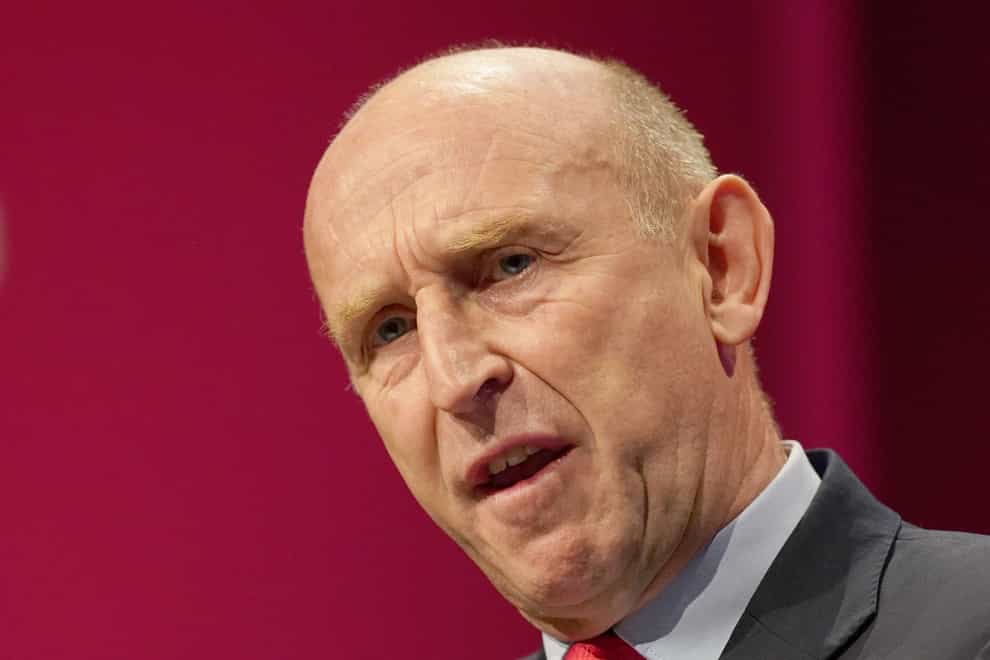 Shadow defence secretary John Healey raised concerns about the future of Scottish shipbuilding (Gareth Fuller/PA)