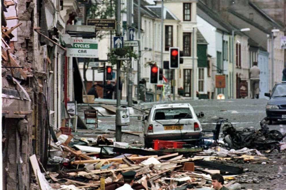 A dissident republican bomb devastated the town of Omagh in 1998 (Paul McErlane/PA)