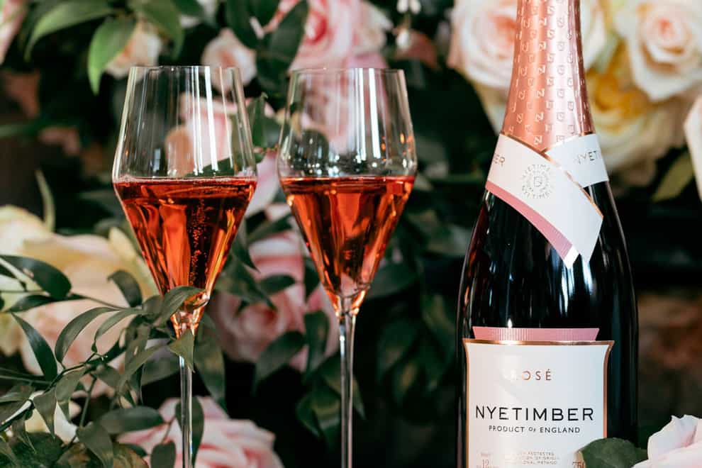 toast your love this Valentine’s Day (Nyetimber/PA)