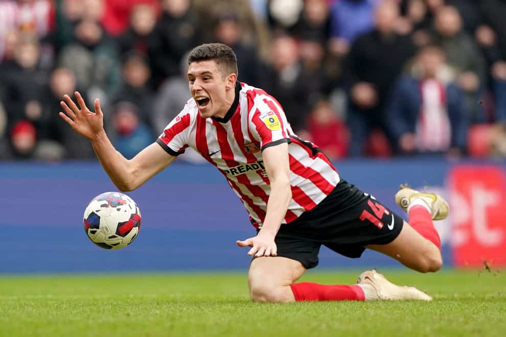 Sunderland’s Ross Stewart has been ruled out for the rest of the season (Owen Humphreys/PA)