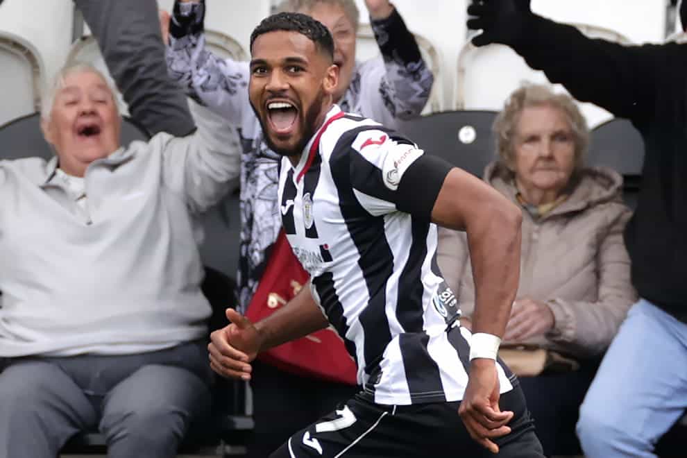 St Mirren blow as Jonah Ayunga is ruled out for six months (Steve Welsh/PA)