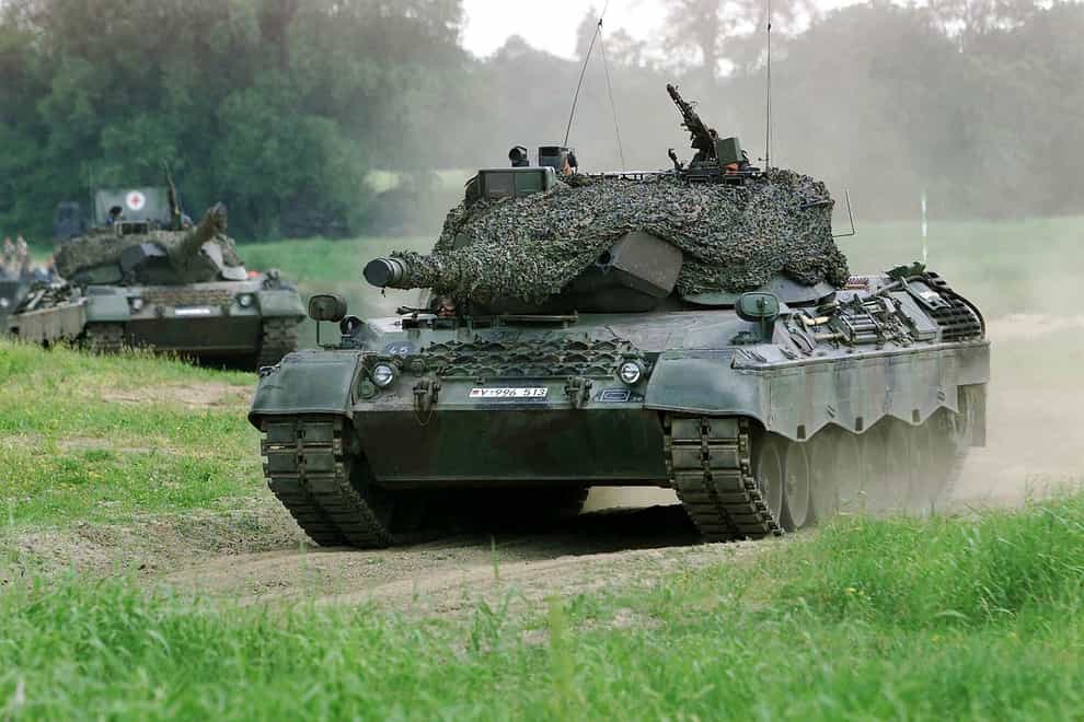 A Leopard 1 tank (Eckehard Schulz/AP)