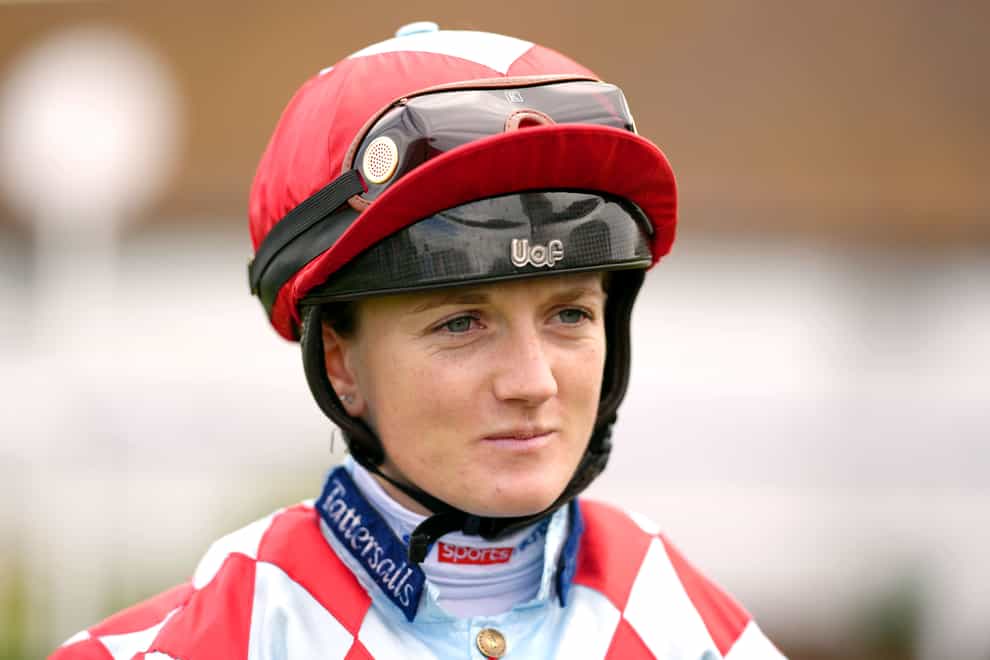 Hollie Doyle is hoping to be back in the saddle soon (John Walton/PA)