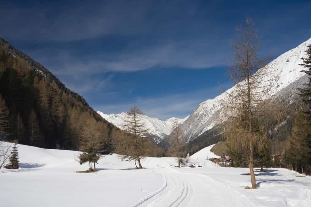 A valley in the Oetztal, Austria, where a Chinese skier died (Alamy/PA)