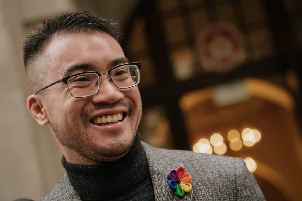 Transgender activist Henry Edward Tse (AP)