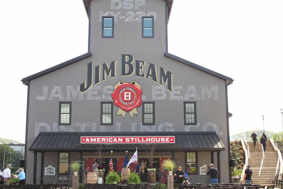 The Jim Beam visitors centre in Clermont, Kentucky (Bruce Schreiner/AP)