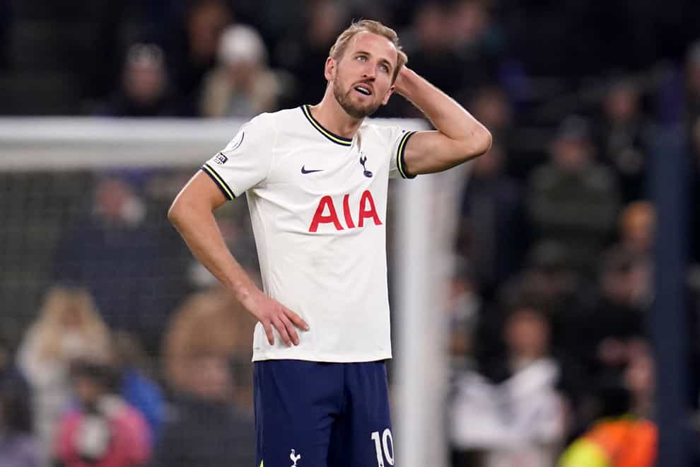 Manchester United’s pursuit of Harry Kane (pictured) could lead to the departure of several players including Harry Maguire (John Walton/PA)