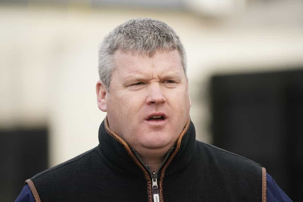 Gordon Elliott at his yard at Longwood in County Meath, Ireland. Picture date: Tuesday February 7, 2023. (Niall Carson/PA)