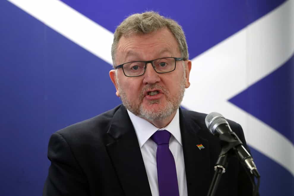 David Mundell has hit out at new laws under consideration to ban drinks advertising (Jane Barlow/PA)