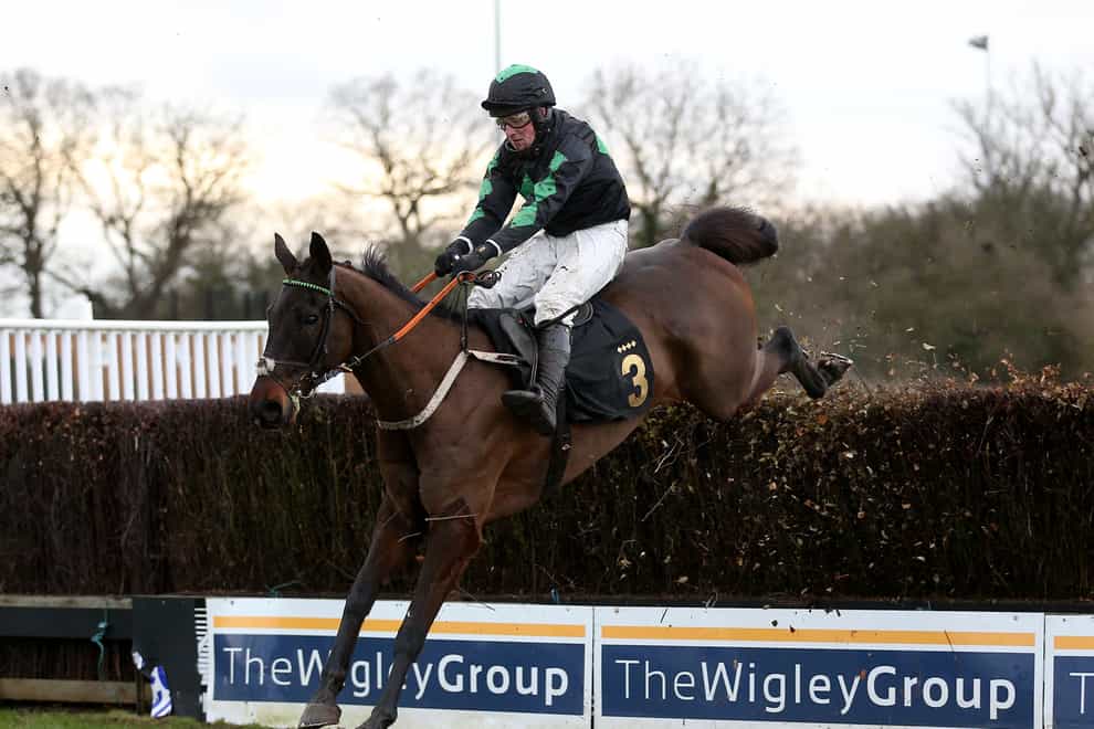 Iwilldoit on his way to victory at Warwick (Nigel French/PA)