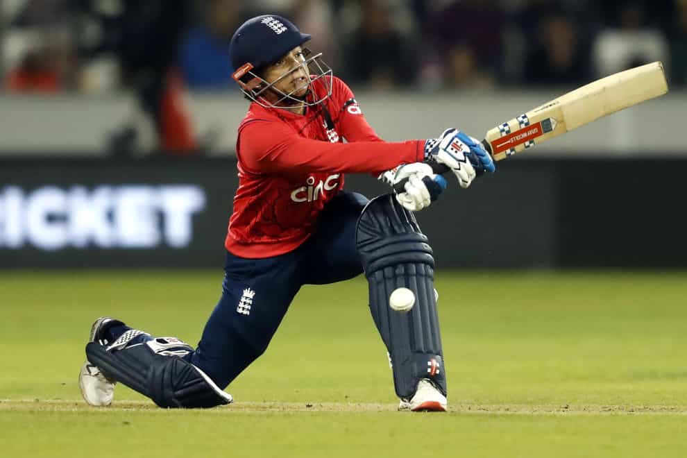 Sophia Dunkley helped fire England towards their target (Will Matthews/PA)