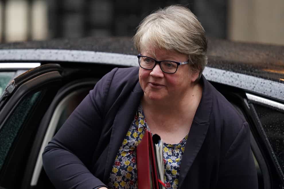 Environment Secretary Therese Coffey arrives in Downing Street, London, ahead of a Cabinet meeting. Picture date: Thursday November 17, 2022.