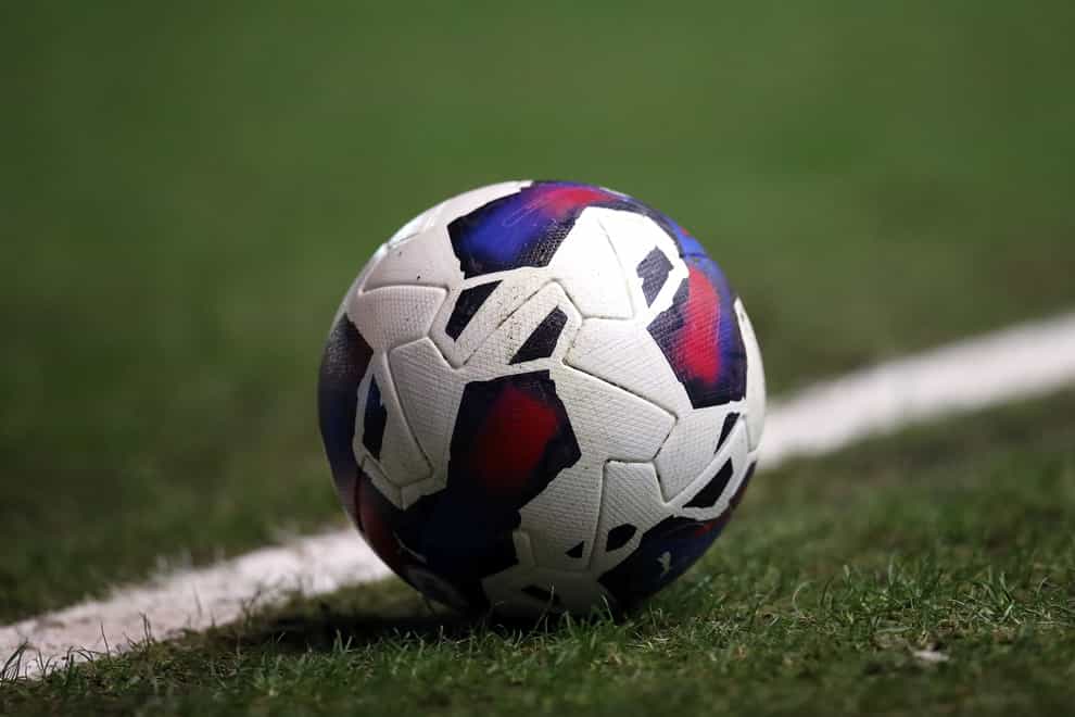 A general view of a Puma match ball during the Sky Bet Championship match at St. Andrew’s, Birmingham. Picture date: Friday February 10, 2023.