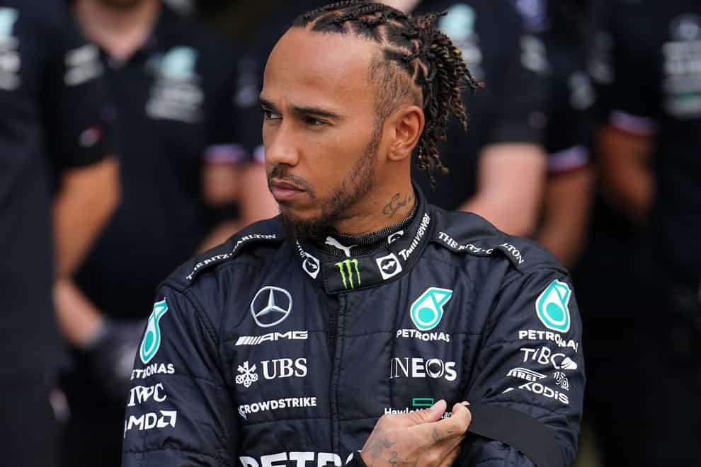 Lewis Hamilton has started talks with Mercedes over a new deal (David Davies/PA Images).