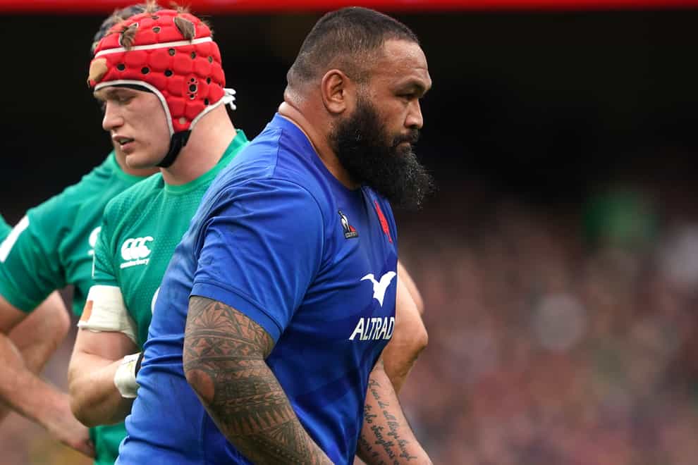France prop Uini Atonio has received a three-week ban after being cited for a dangerous tackle (Brian Lawless/PA)