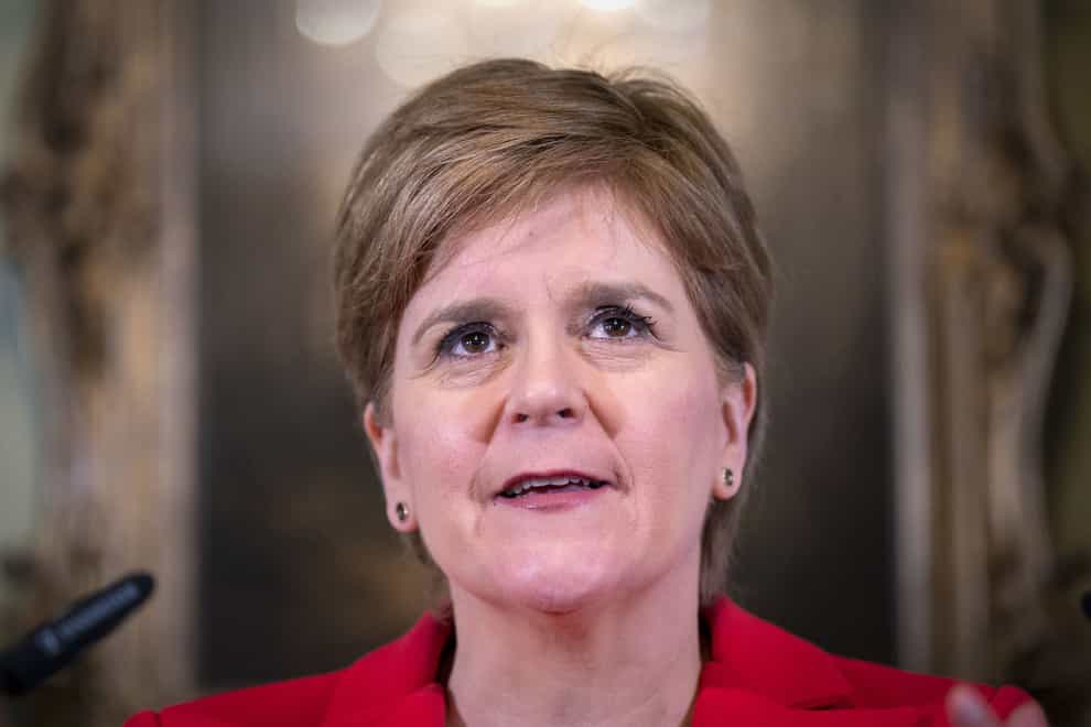First Minister Nicola Sturgeon announced her resignation on Wednesday (Jane Barlow/PA)