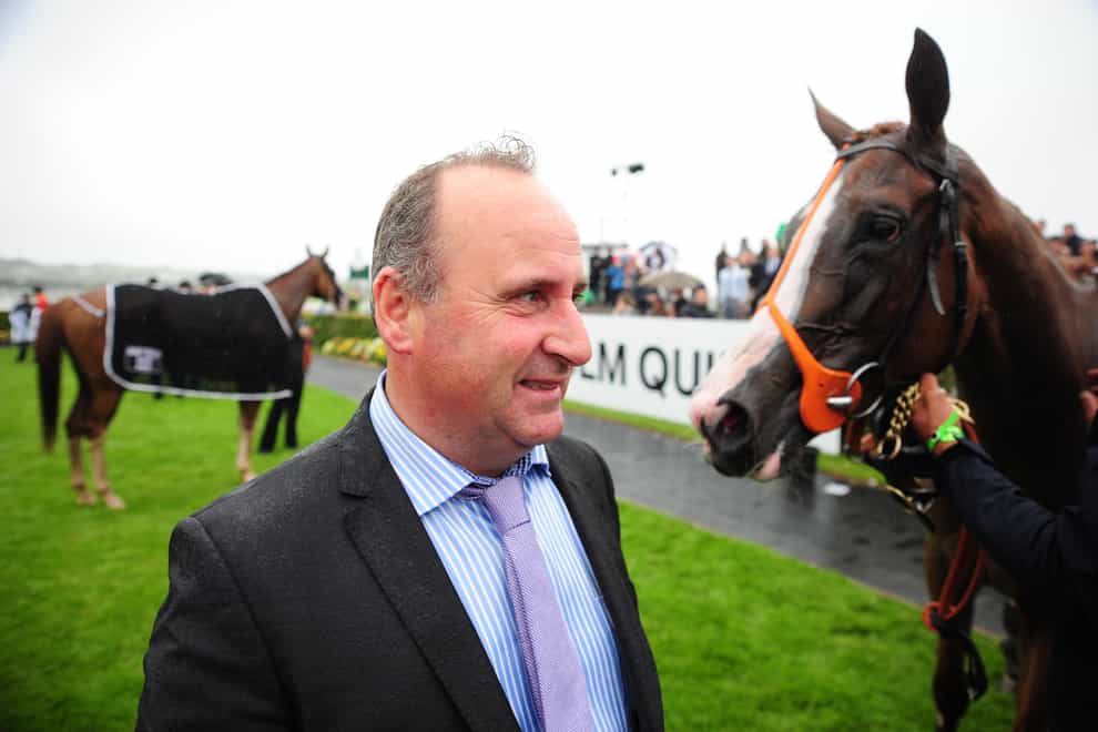 Trainer Andrew Slattery at Galway (PA)