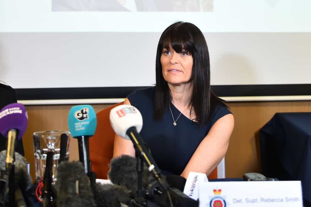 Detective Superintendent Rebecca Smith of Lancashire Police updates the media on the search for Nicola Bulley (Peter Powell/PA Images)