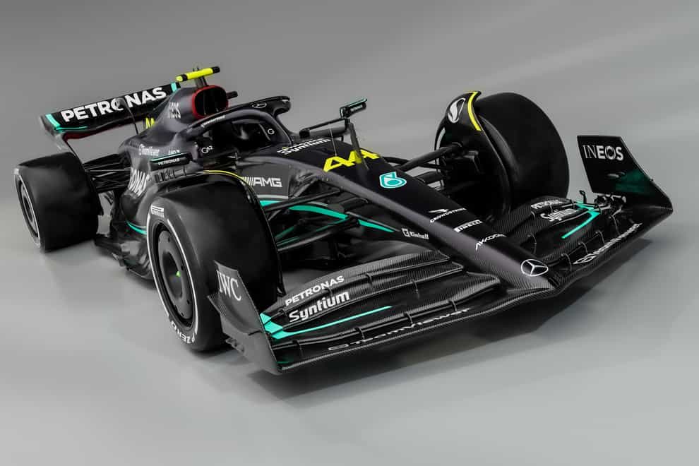 Mercedes unveiled their latest car on Wednesday (Mercedes/PA Media)
