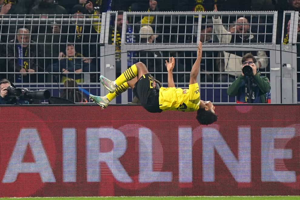 Karim Adeyemi scored the winner for Borussia Dortmund (Tim Goode/PA)