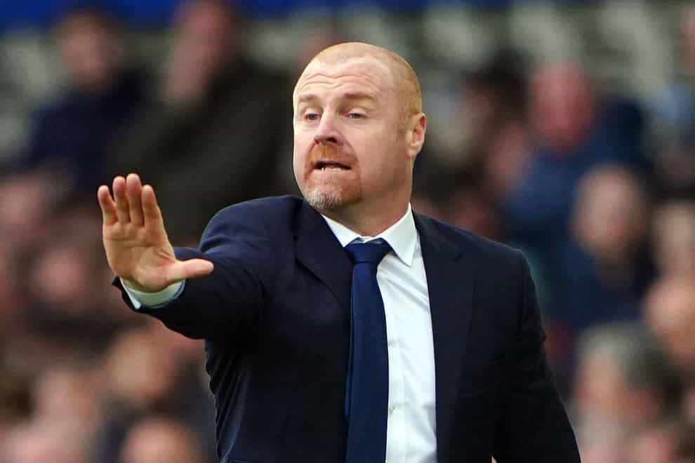 Sean Dyche is trying to get Everton’s players playing his way (Peter Byrne/PA)
