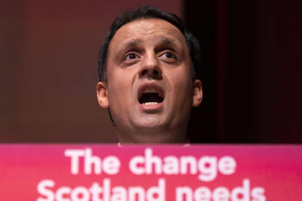 Anas Sarwar spoke to his party’s conference on Friday (Jane Barlow/PA)