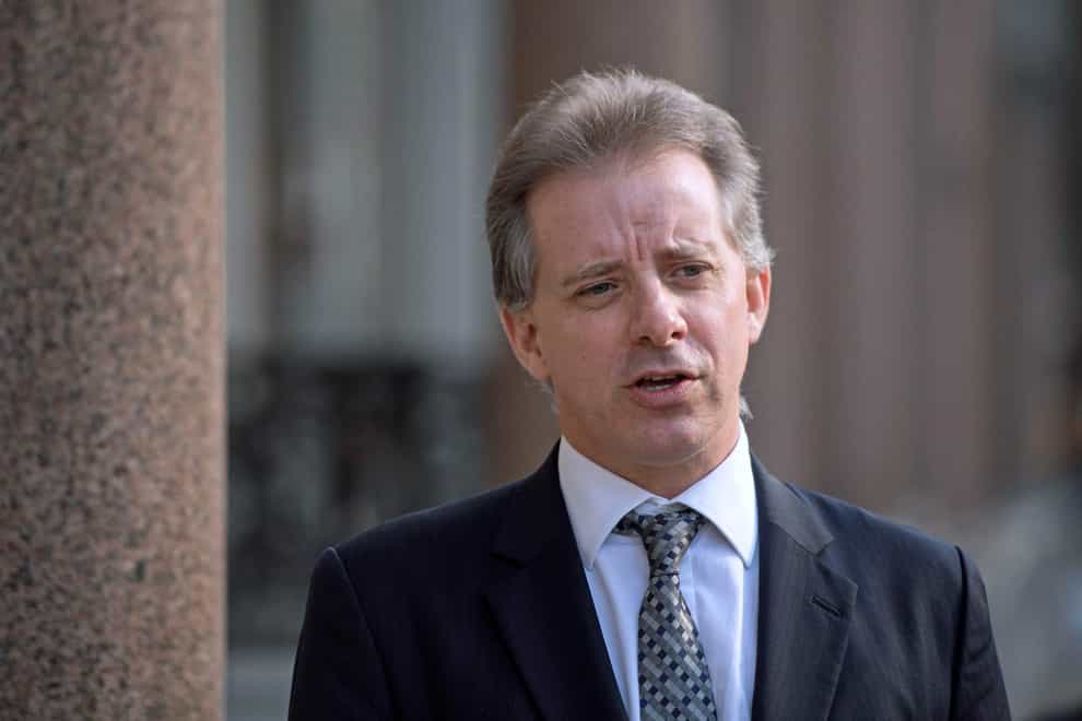 Christopher Steele said the UK is one of Russia’s ‘main targets’ because it is a ‘very strong supporter’ of Ukraine (Aaron Chown/PA)