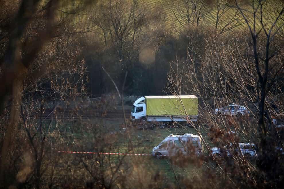 The bodies of 18 migrants were found in an abandoned truck (STR/AP)