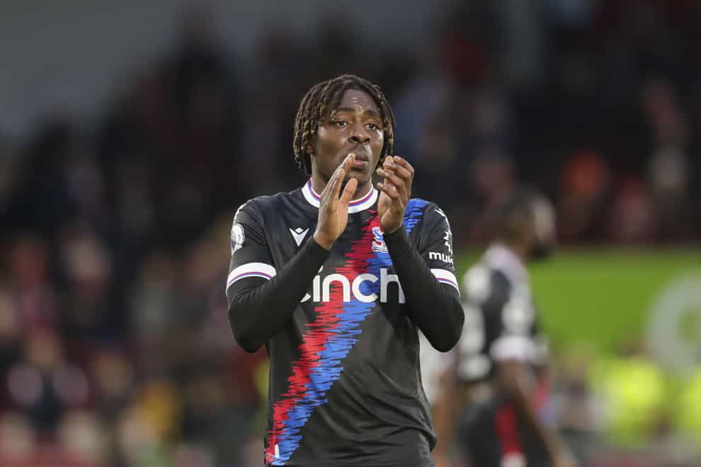 Eberechi Eze was on target for Crystal Palace (Ben Whitley/PA)