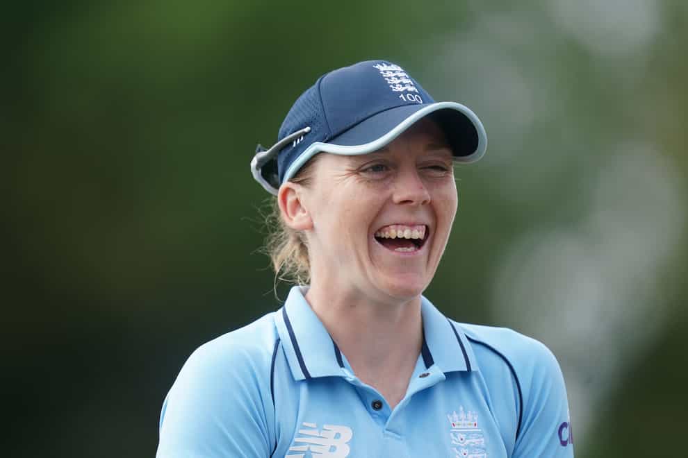 Heather Knight’s England are into the Women’s T20 World Cup semi-finals (Mike Egerton/PA)