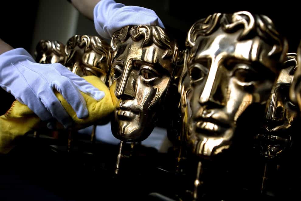 Bafta statuettes being polished (PA)