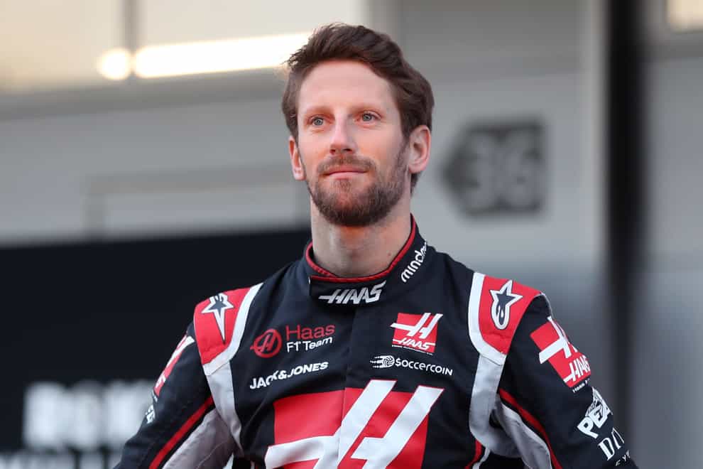 French former Formula One driver Romain Grosjean spent a terrifying 28 seconds scrambling to escape from his car (David Davies/PA)
