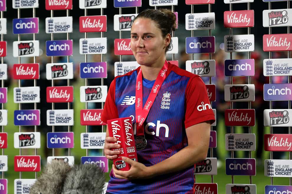 Nat Sciver-Brunt admitted England took the chance to ‘show off’ against Pakistan (Steven Paston/PA)