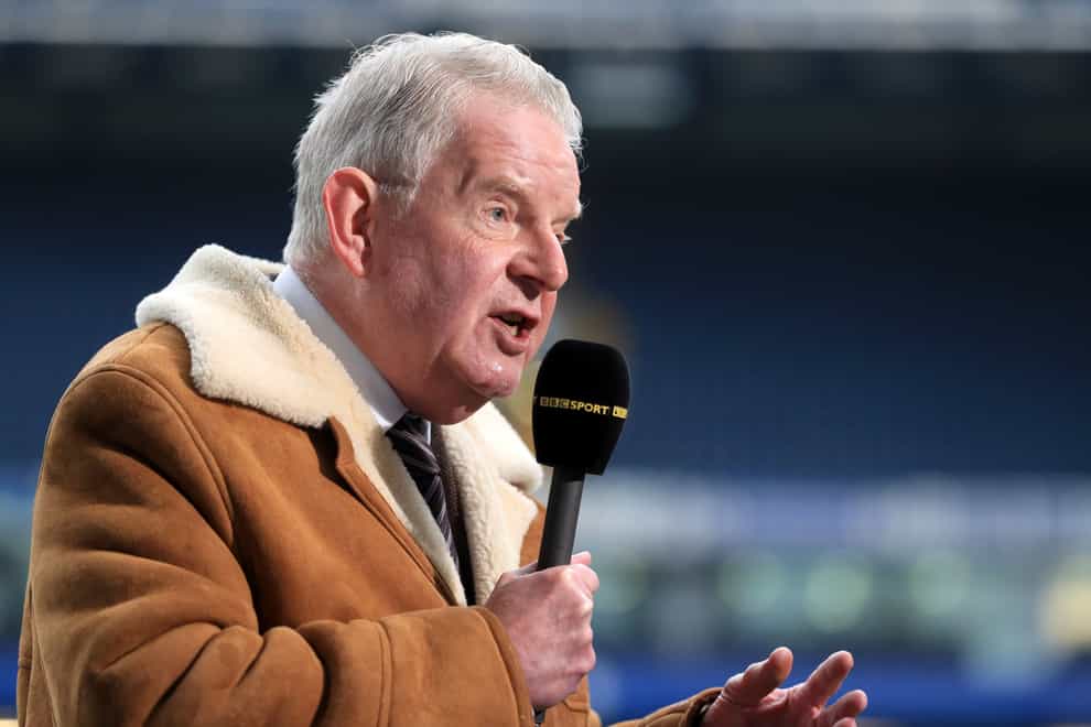 Commentator John Motson enjoyed a distinguished career with the BBC (Adam Davy/PA)