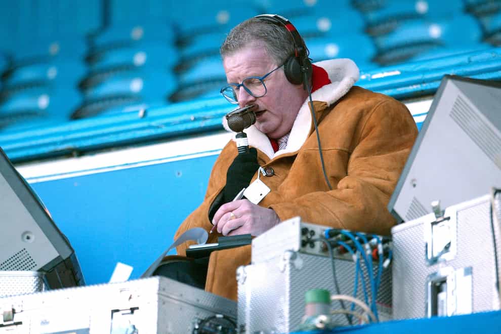 John Motson was behind the microphone for some memorable moments down the years (Chris Ison/PA)