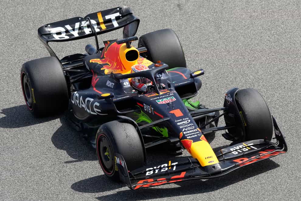 Max Verstappen set the pace again as the 2023 season began with testing in Bahrain (AP Photo/Frank Augstein)