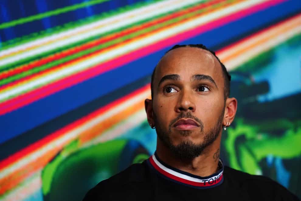 File photo dated 08-09-2022 of Lewis Hamilton, who said he had bananas thrown at him and was repeatedly called the “n-word” at school. Issue date: Monday January 23, 2023.