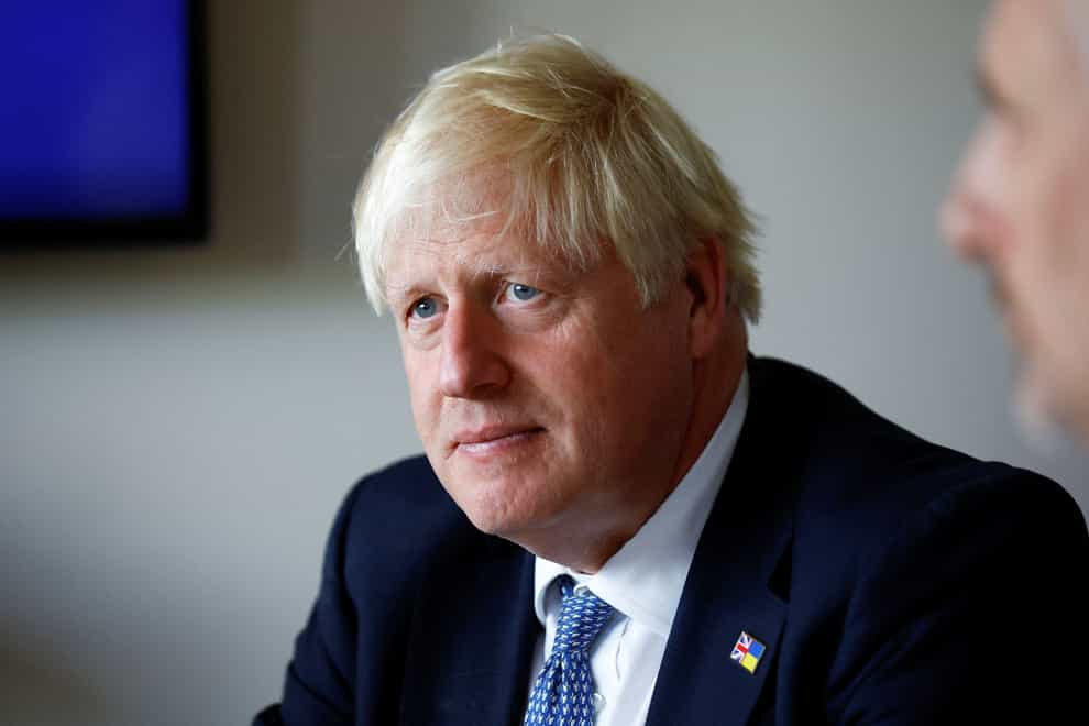 Boris Johnson has stepped up calls for Britain to supply jet fighters to the Ukrainians to help drive out Russian forces from their territory (PA)