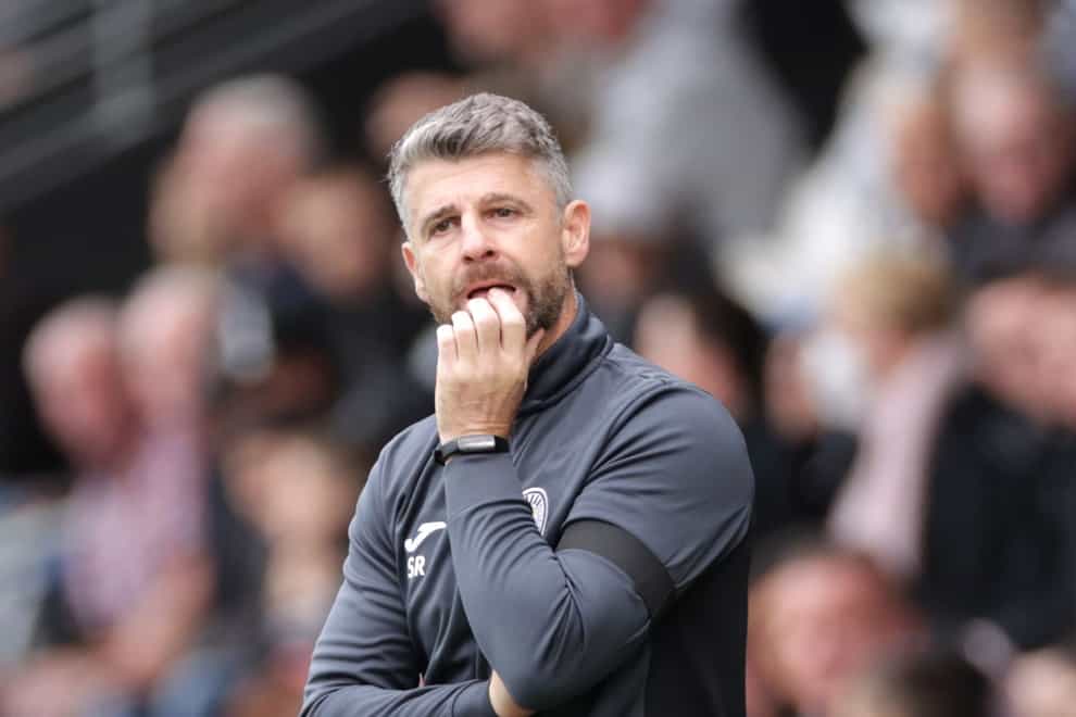 Stephen Robinson reviews his first year in charge at St Mirren (Steve Welsh/PA)