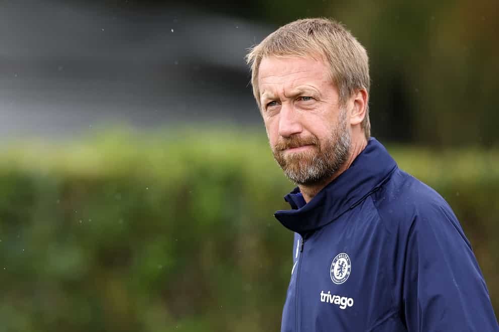 Graham Potter says he has received threatening emails in the wake of Chelsea’s poor form (Steven Paston/PA)