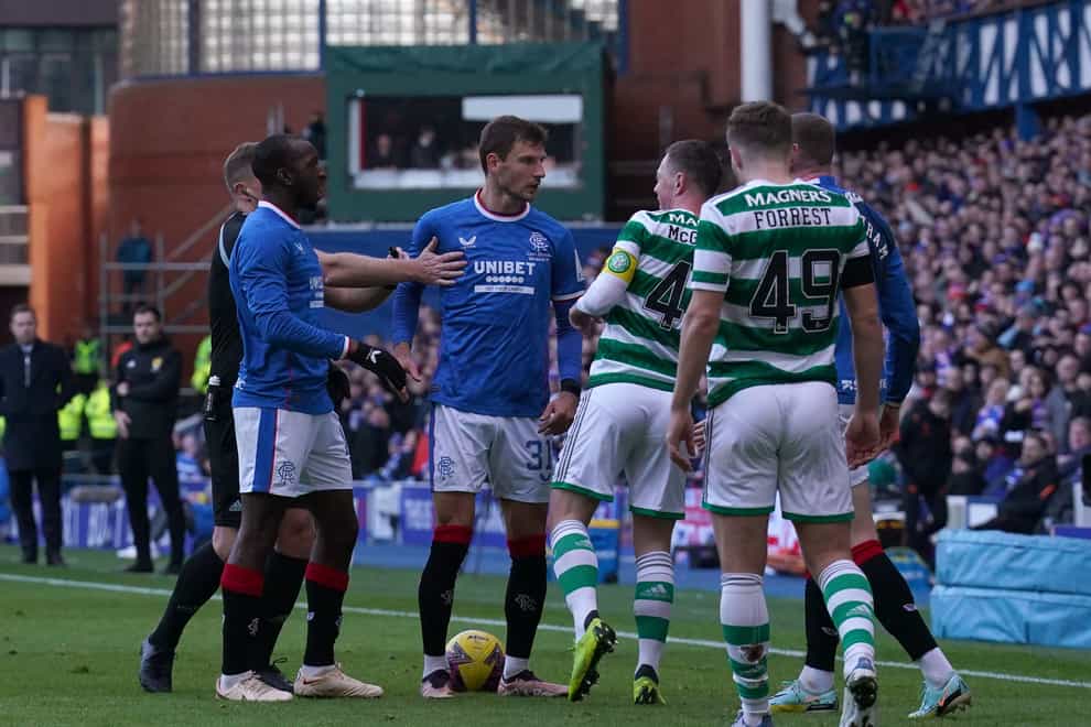 Rangers and Celtic are set to clash again at Hampden Park on Sunday (Andrew Milligan/PA)