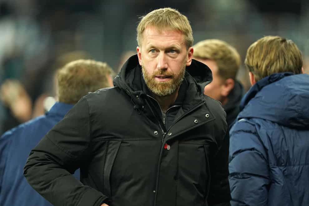 Graham Potter insisted he has the resilience to overcome the abuse that has been directed at him during Chelsea’s difficult spell (Owen Humphreys/PA)