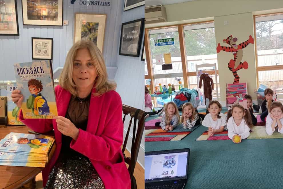 Di Redmond’s book is designed to help children like those at the Ukrainian School Surrey (Maria Shevchenko/ The Rucksack Project and the Ukrainian School Surrey)